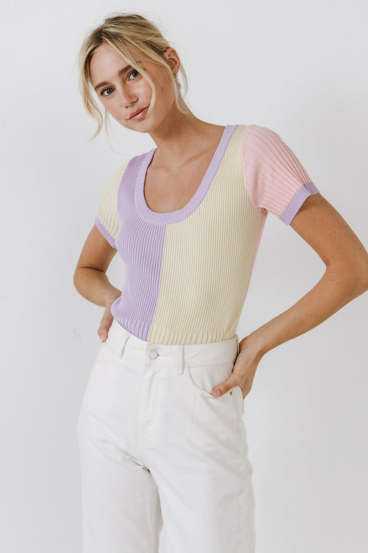 Colorblock Top