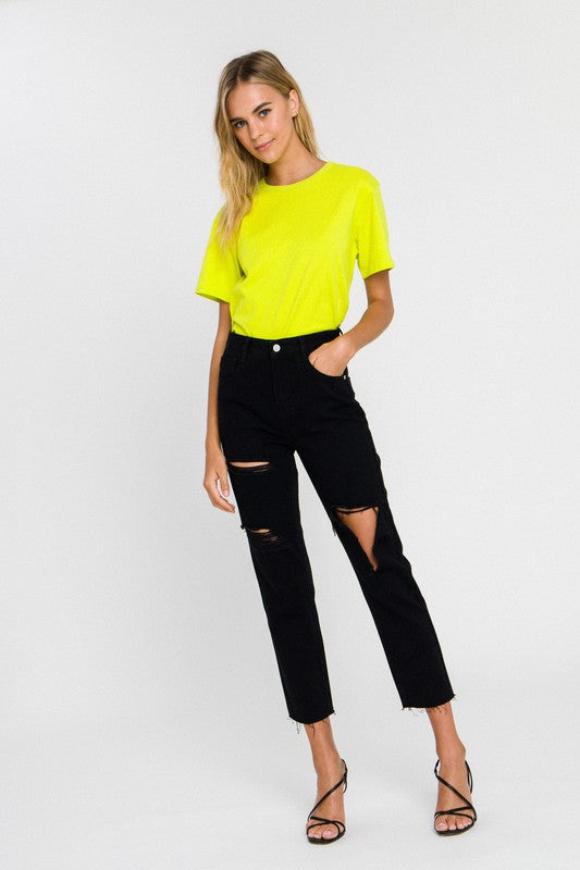 Short Sleeve Basic Top