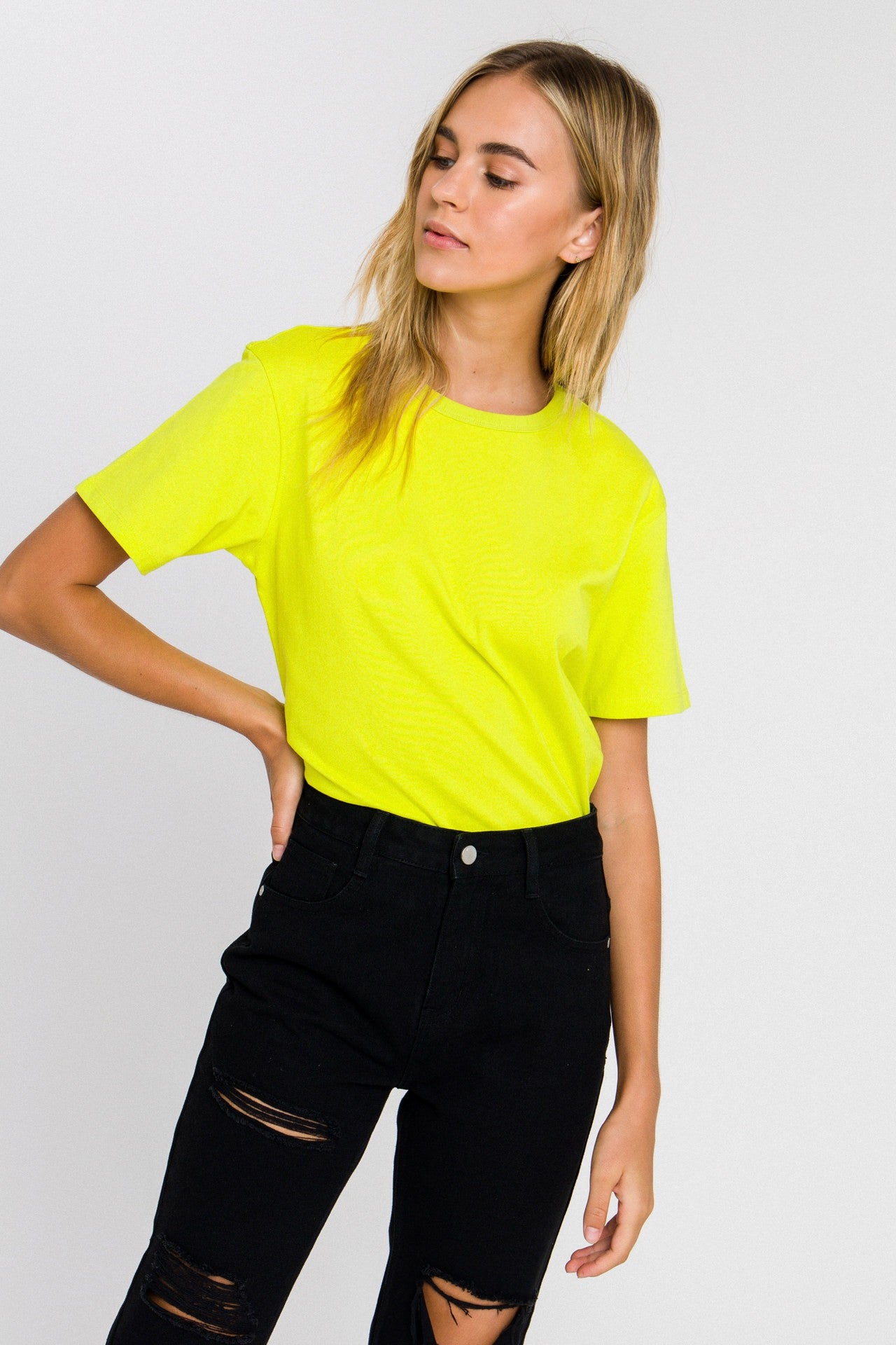 Short Sleeve Basic Top