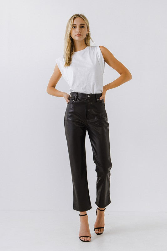 Pu Leather Pants