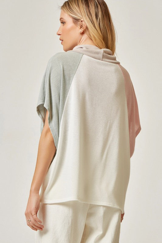 Ivory Mix Tunic Top