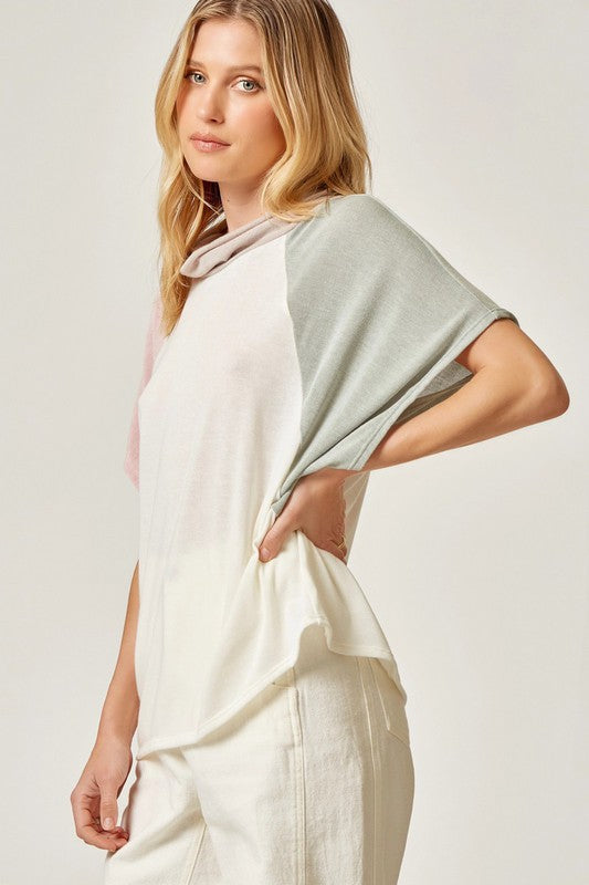 Ivory Mix Tunic Top