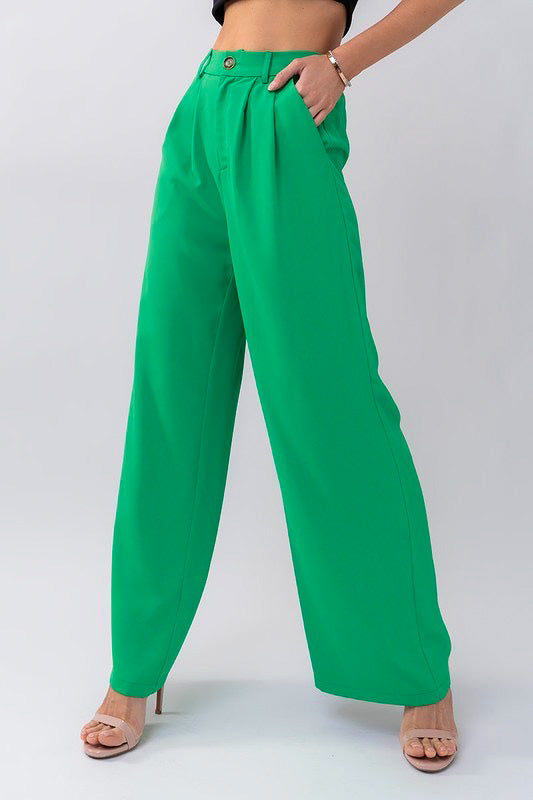 Classic Wide Leg Pants